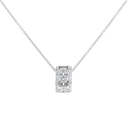 [Topon Jewelry]PARENTESI NECKLACE SILVER DIAMOND