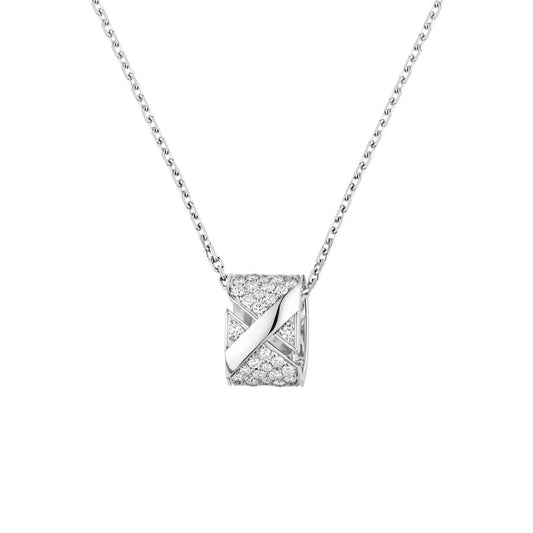 [Topon Jewelry]LIENS EVIDENCE DIAMOND PAVED NECKLACE