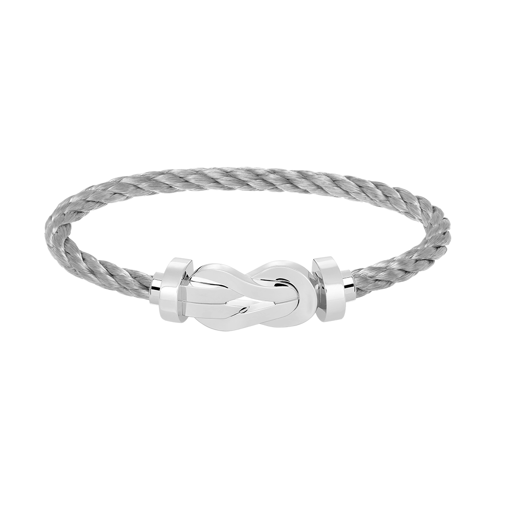 [Topon]CHANCE LARGE 8 FIGURE BUCKLE NO DIAMOND BRACELET SILVER