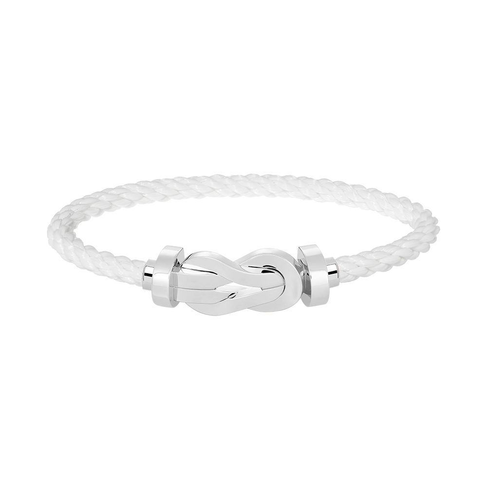 [Topon Jewelry]CHANCE LARGE 8 FIGURE BUCKLE NO DIAMOND BRACELET SILVER