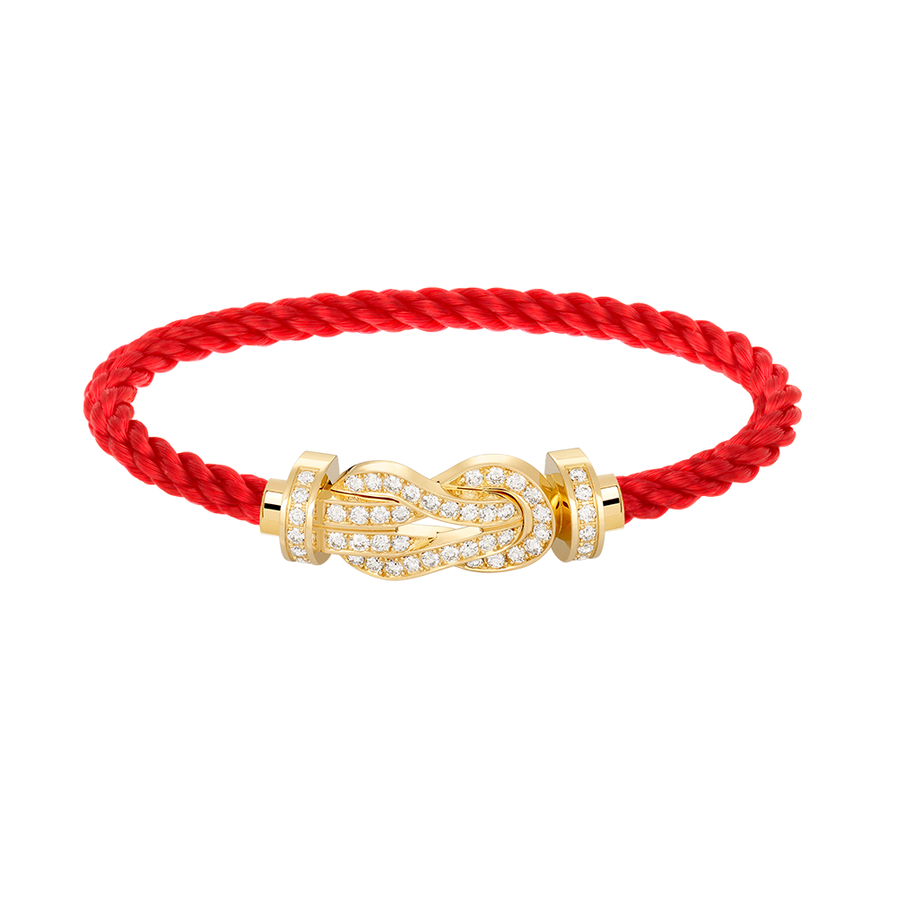 [Topon]CHANCE LARGE 8 FIGURE BUCKLE FULLDIAMOND BRACELET GOLD