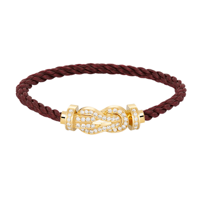 [Topon Jewelry]CHANCE LARGE 8 FIGURE BUCKLE FULLDIAMOND BRACELET GOLD