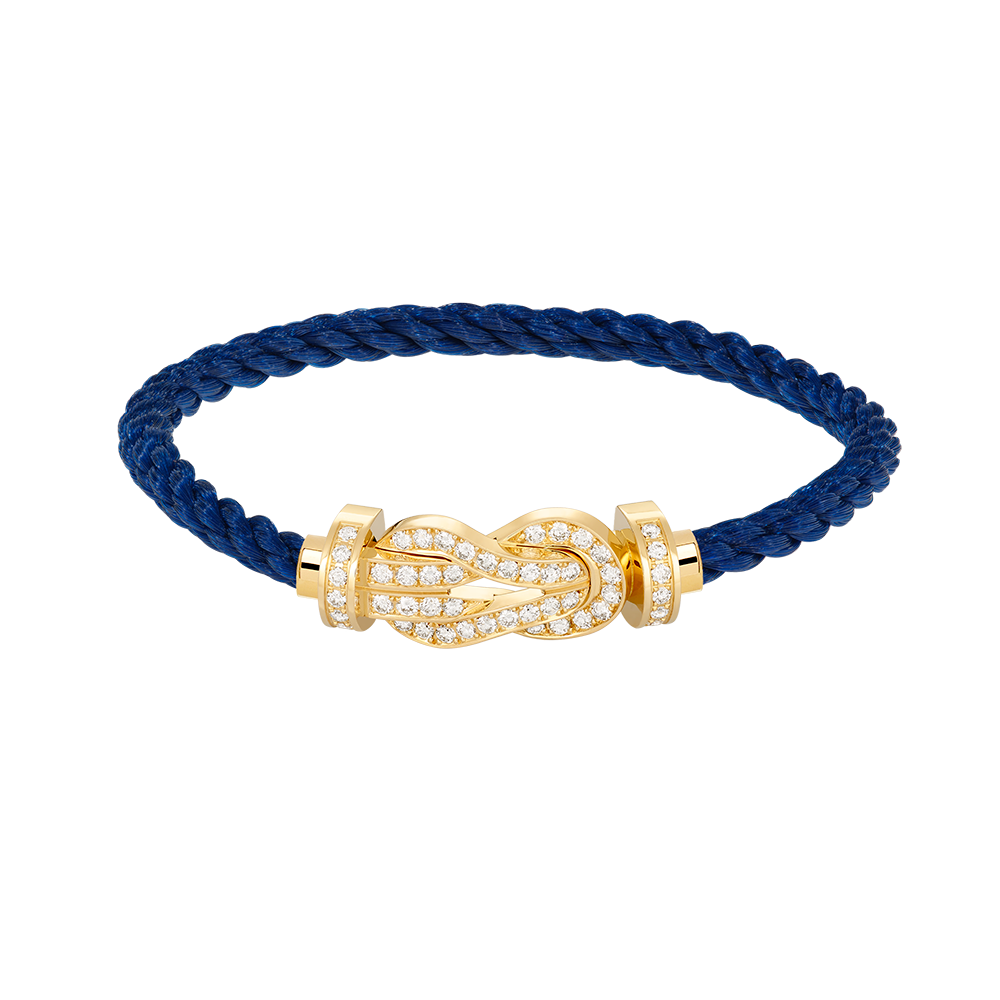 [Topon Jewelry]CHANCE LARGE 8 FIGURE BUCKLE FULLDIAMOND BRACELET GOLD