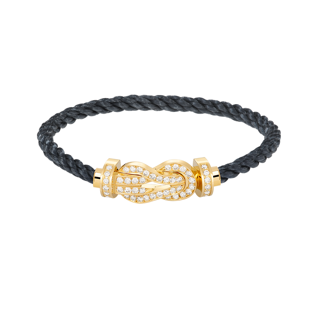 [Topon Jewelry]CHANCE LARGE 8 FIGURE BUCKLE FULLDIAMOND BRACELET GOLD