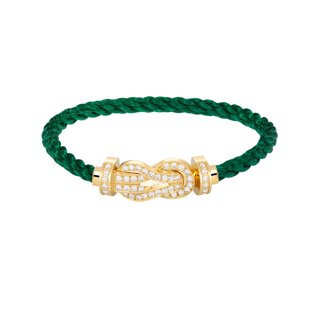 [Topon Jewelry]CHANCE LARGE 8 FIGURE BUCKLE FULLDIAMOND BRACELET GOLD