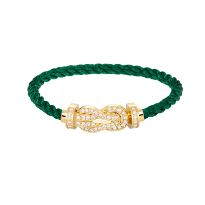 [Topon Jewelry]CHANCE LARGE 8 FIGURE BUCKLE FULLDIAMOND BRACELET GOLD