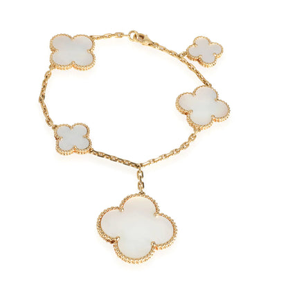 [Topon Jewelry]MAGIC CLOVER MOP GOLD BRACELET 5 MOTIFS