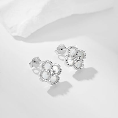 Four-Leaf Clover Flower Shape Exquisite Earrings