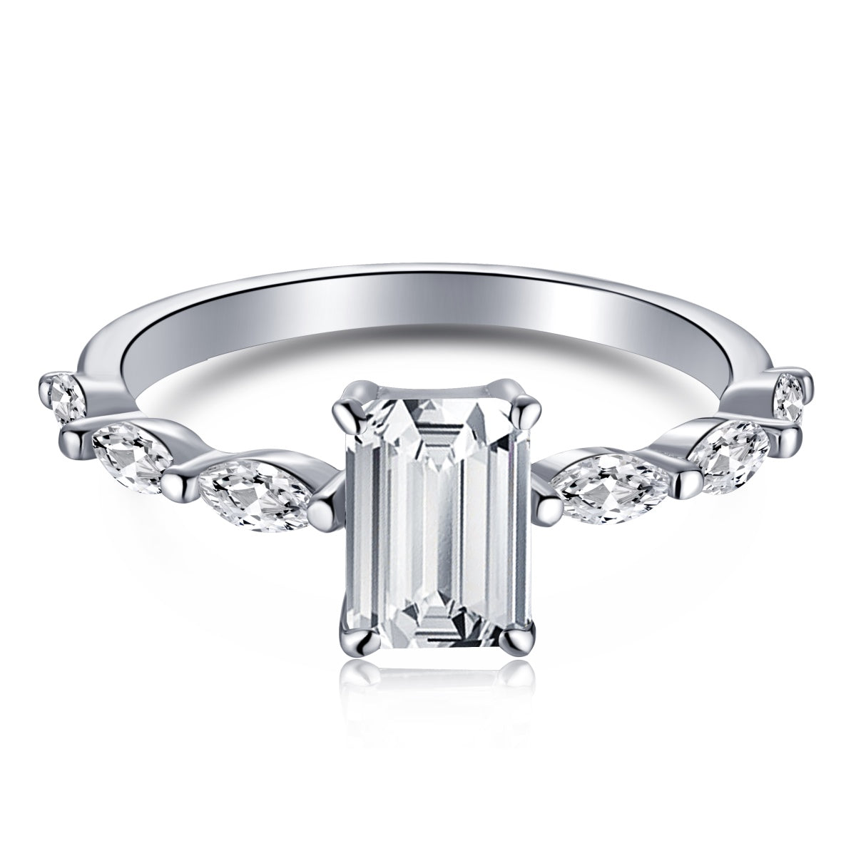 1.0 Carat Dainty Resplendent Radiant Cut Daily Ring