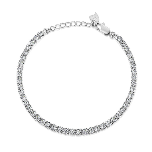 Sparkling Round Cut Daily Bracelet