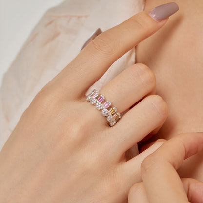 Gorgeous Radiant Cut Daily Ring