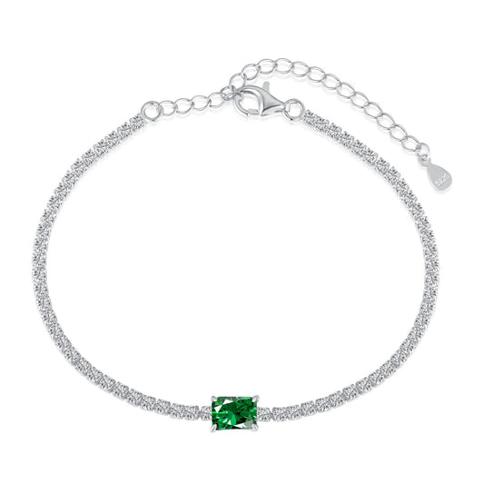 1.0 Carat Unique Emerald Cut Banquet Bracelet