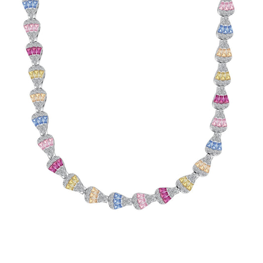 Radiant Colorful Rainbow Necklace