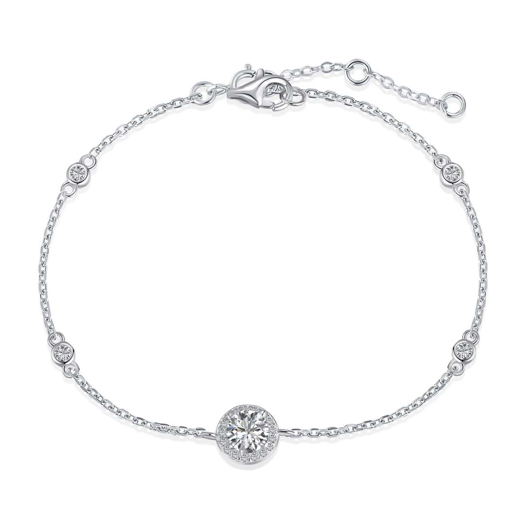 Dazzling Round Cut Shape Bracelet