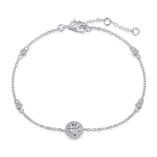 Dazzling Round Cut Shape Bracelet