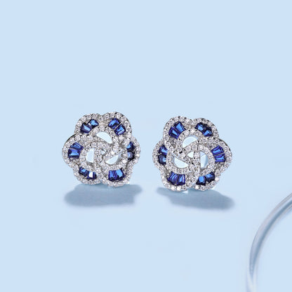 Exquisite Flower Shape Daily Earrings