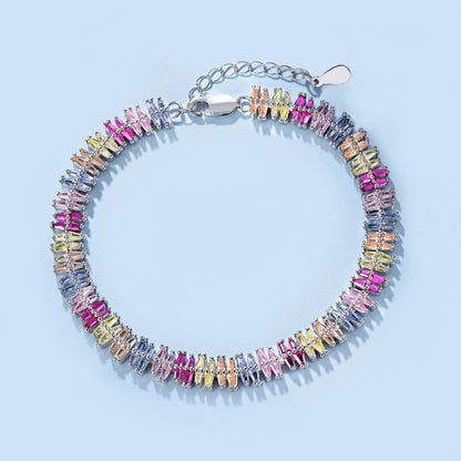 Sparkling Exquisite Multi Cut Party Bracelet