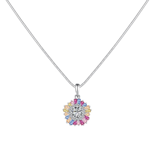 Charming Flower Colorful Necklace