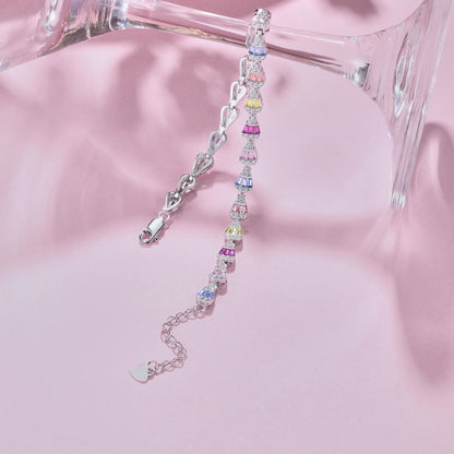 Radiant Water Drop Shape Daily Bracelet