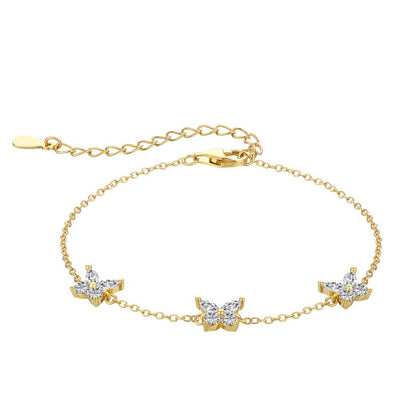 Radiant Butterfly Shape Necklace