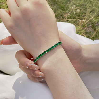 Radiant Colorful Round Cut Party Bracelet