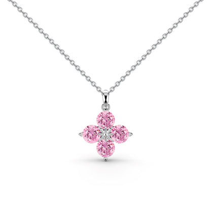 Four-Leaf Clover And Eight-Pointed Star Necklace