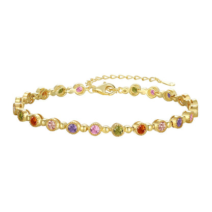 Sparkling Exquisite Round Cut Party Bracelet