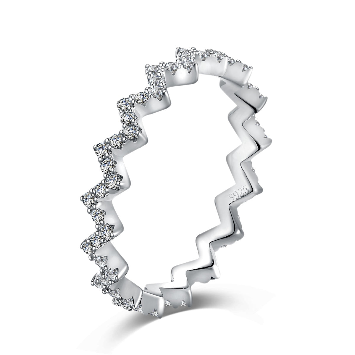 Delicate Enchanting Wave Shape Daily Ring