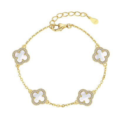 Four-Leaf Clover Exquisite Bracelet