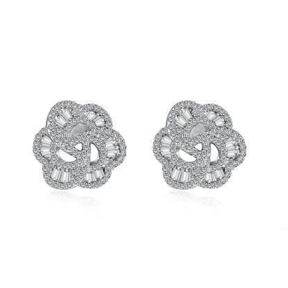 Exquisite Flower Shape Daily Earrings