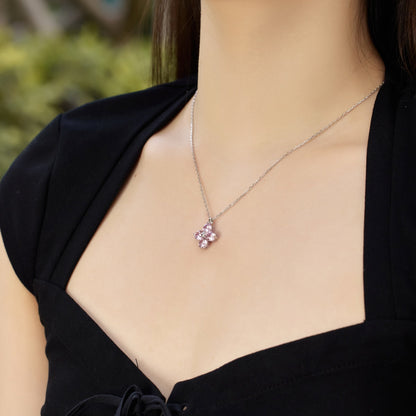 Four-Leaf Clover And Eight-Pointed Star Necklace