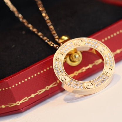 [Topon]LOVE NECKLACE ADJUSTABLE ROSE GOLD