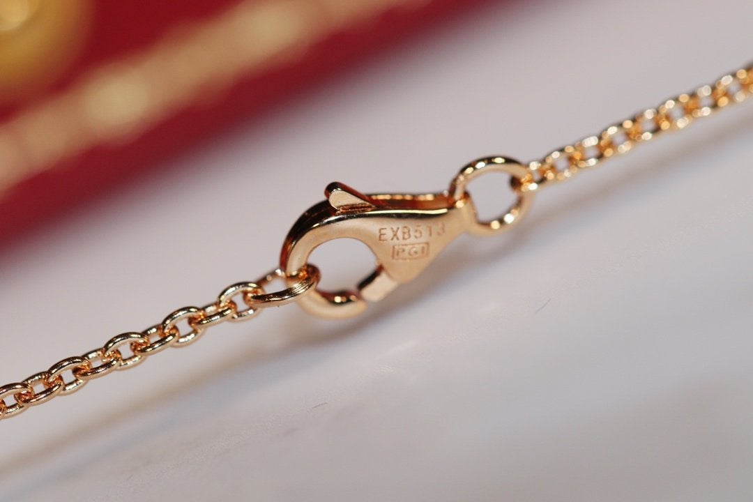 [Topon Jewelry]LOVE NECKLACE PINK GOLD AND SILVER