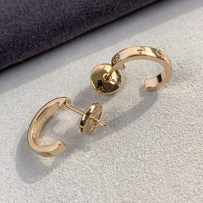 [Topon]LOVE EARRINGS 2.65MM PINK GOLD