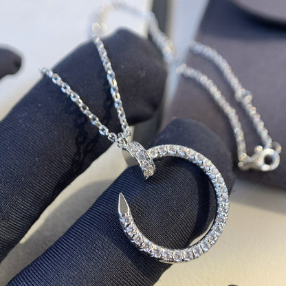 [Topon Jewelry]JUSTE NECKLACE SILVER DIAMONDS