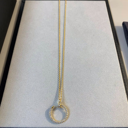 [Topon Jewelry]JUSTE NECKLACE GOLD DIAMONDS