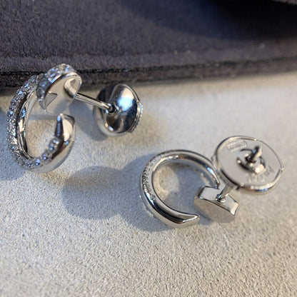 [Topon Jewelry]JUSTE EARRINGS SILVER DIAMONDS