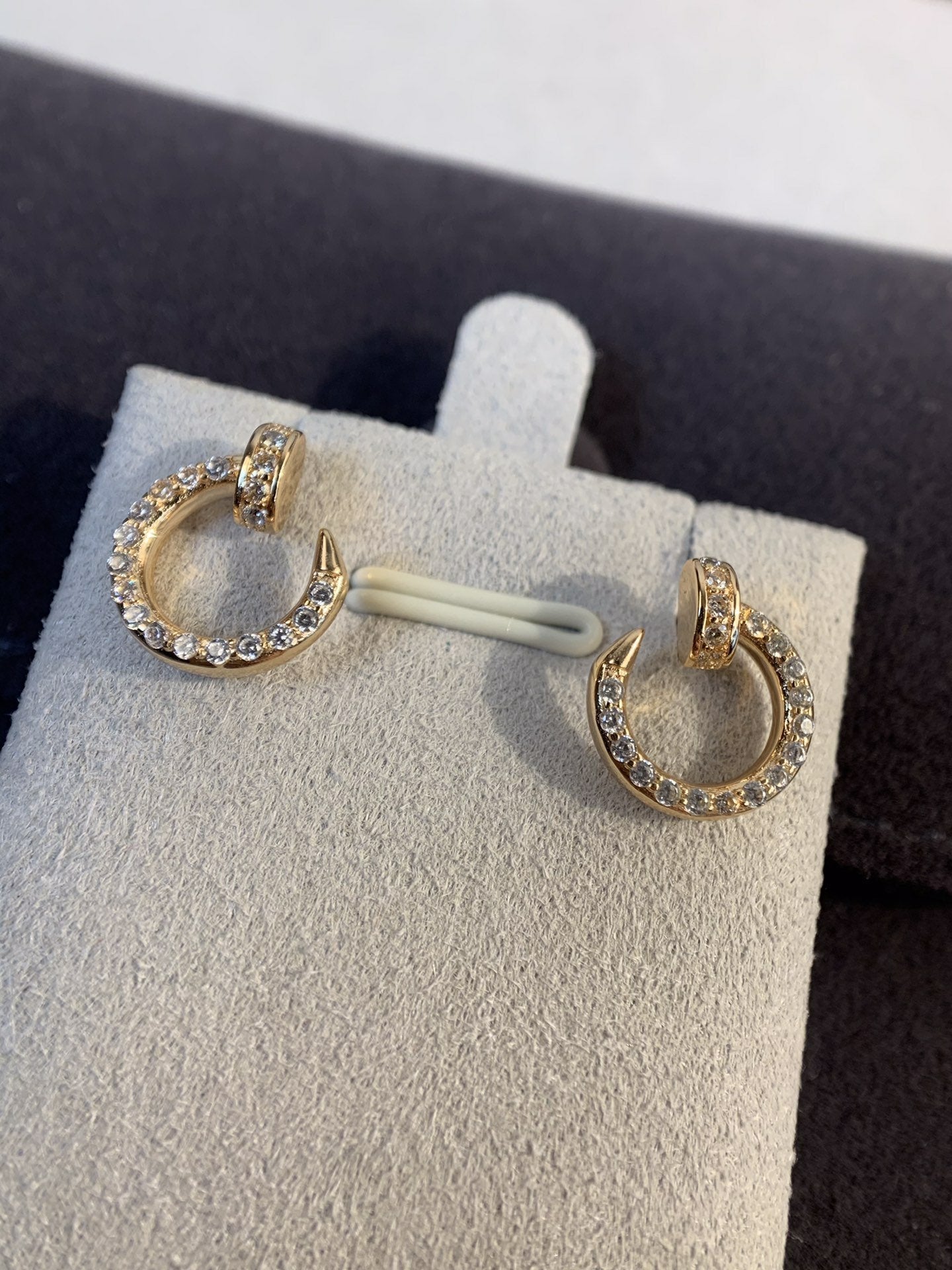 [Topon Jewelry]JUSTE EARRINGS GOLD DIAMONDS