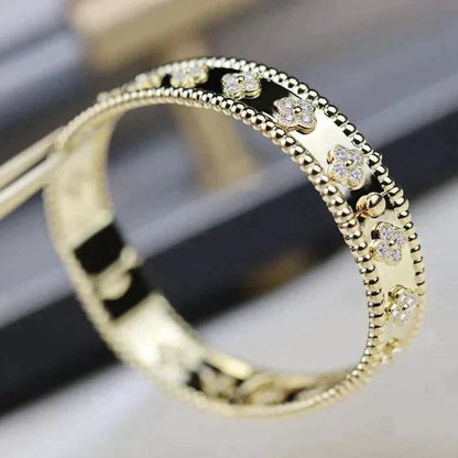 [Topon Jewelry]CLOVER BRACELET 8MM DIAMONDS