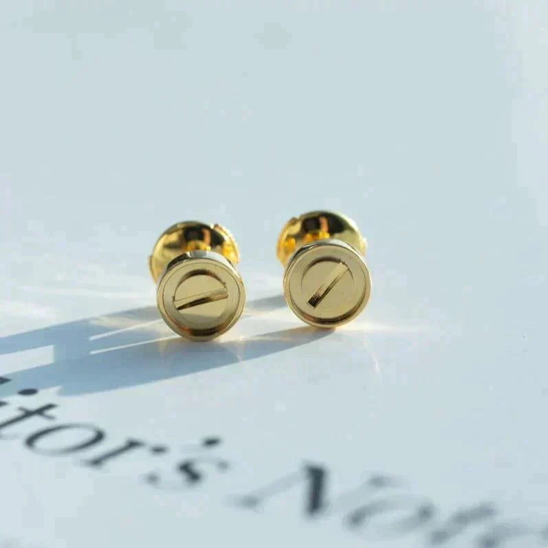 [Topon Jewelry]LOVE EARRINGS GOLD 10MM