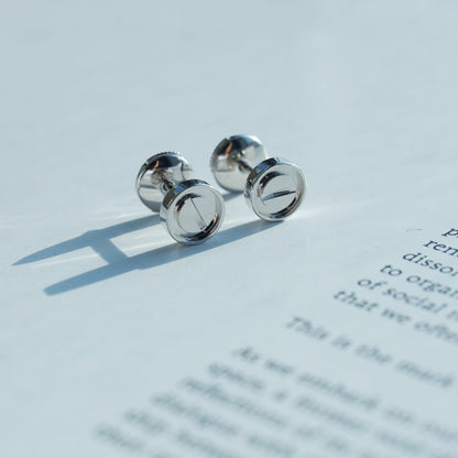 [Topon Jewelry]LOVE EARRINGS SILVER 10MM