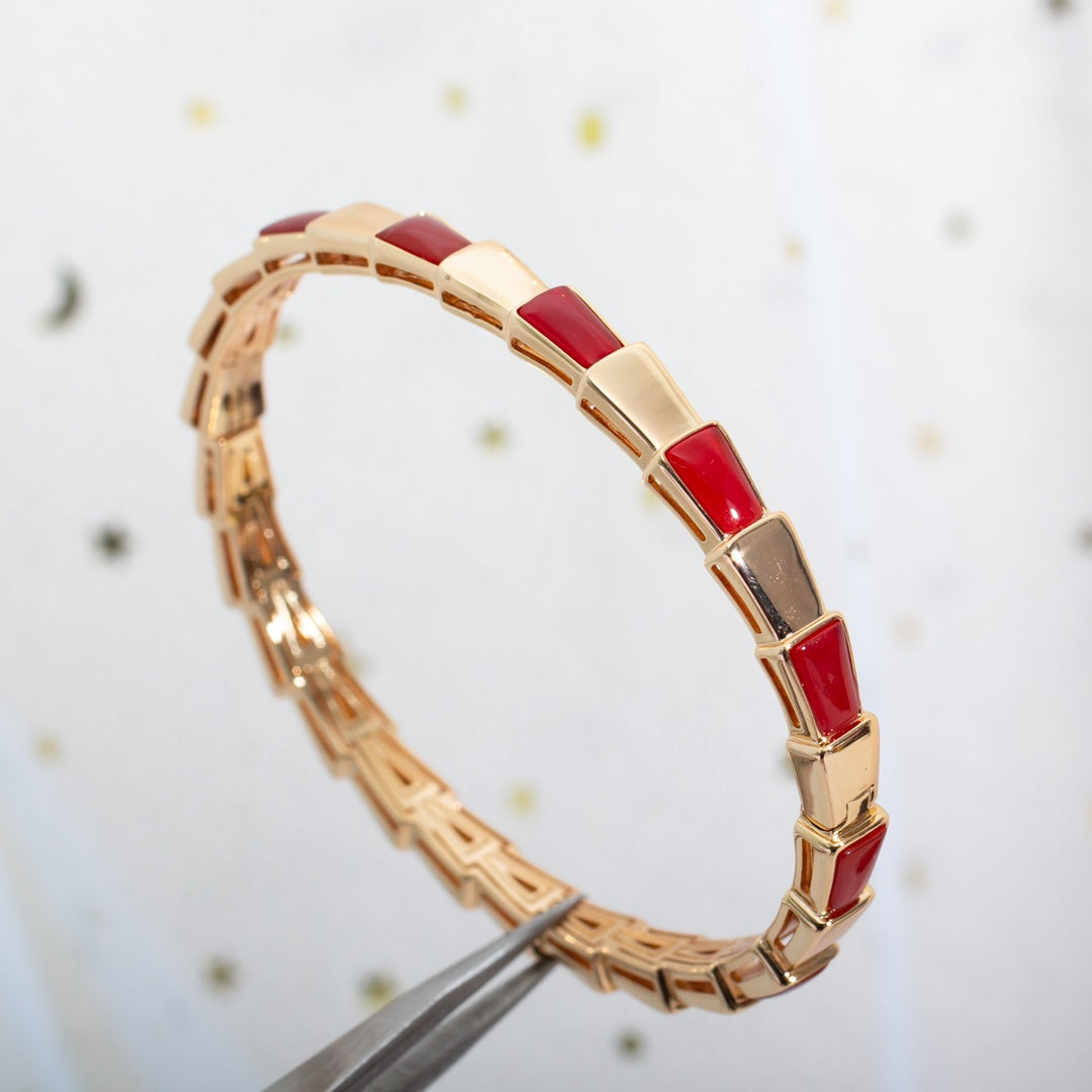 [Topon Jewelry]SERPENTI BRACELET PINK GOLD RUBELLITE