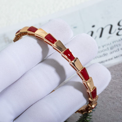 [Topon Jewelry]SERPENTI BRACELET PINK GOLD RUBELLITE