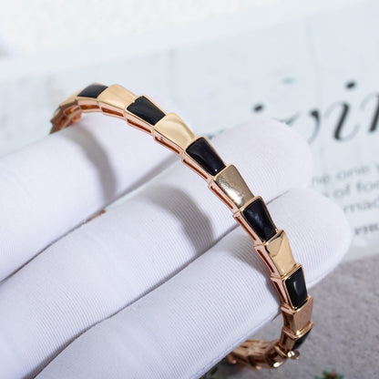 [Topon Jewelry]SERPENTI BRACELET PINK GOLD ONYX