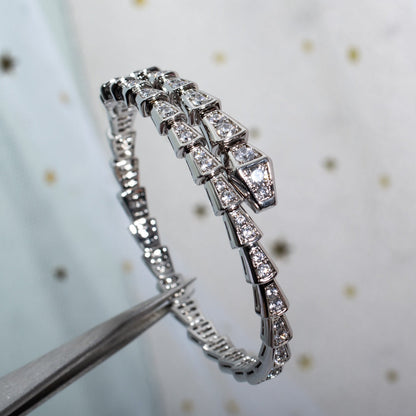 [Topon Jewelry]SERPENTI BRACELET 6MM SILVER DIAMOND