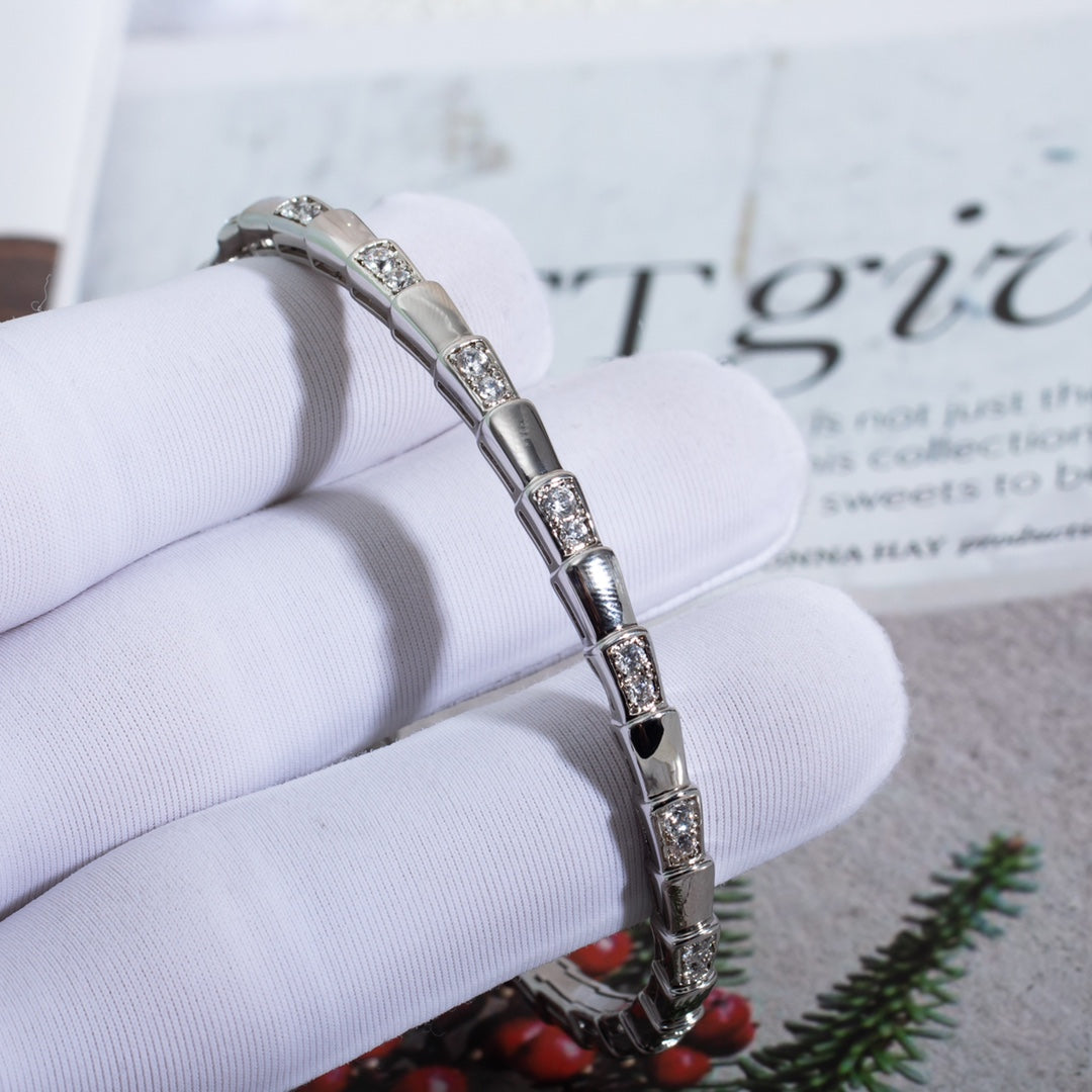 [Topon Jewelry]SERPENTI BRACELET SILVER DIAMOND