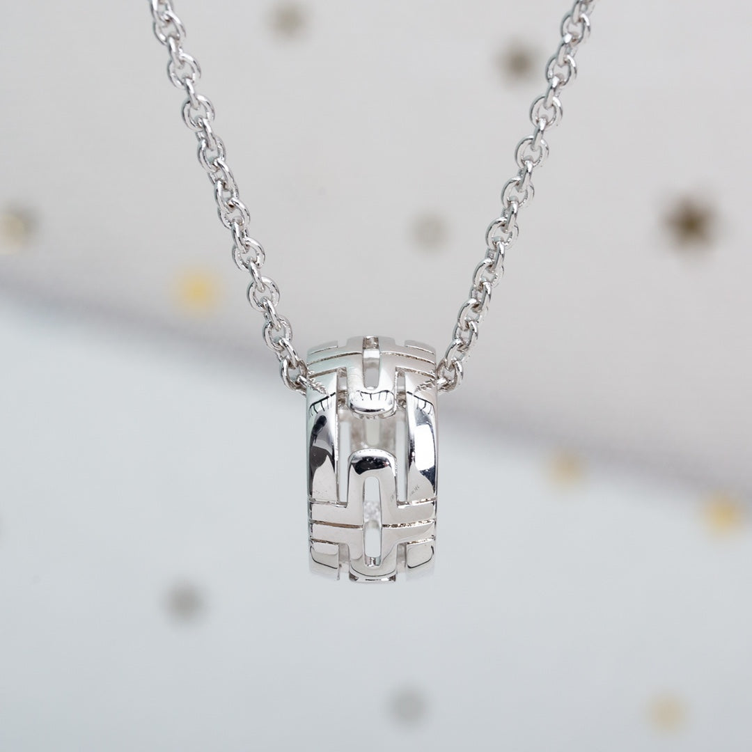 [Topon Jewelry]PARENTESI NECKLACE SILVER