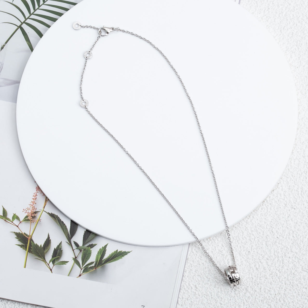 [Topon Jewelry]PARENTESI NECKLACE SILVER