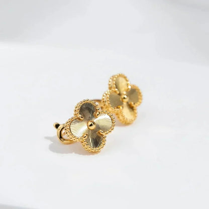 [Topon]CLOVER MEDIUM 1 MOTIFS LASER EARRINGS