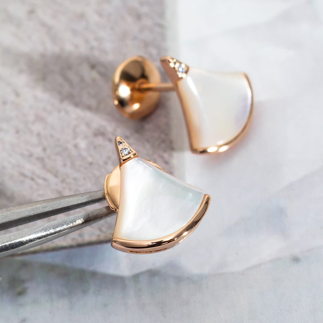 [Topon Jewelry]DIVAS DREAM EARRINGS PINK GOLD